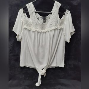 New Directions Bare Shoulder Blouse sz. XL